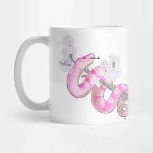 White Sakura Ball Python: Pink Mug